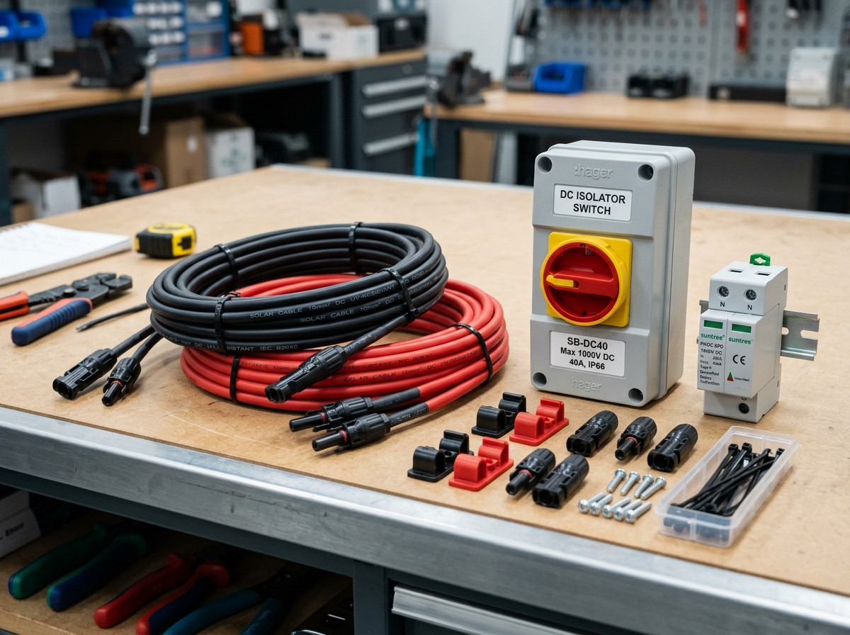 DC/AC Cabling & Safety Kit solar equipment